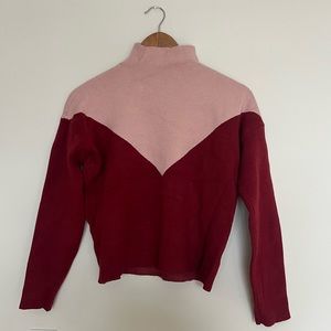 Mock neck sweater